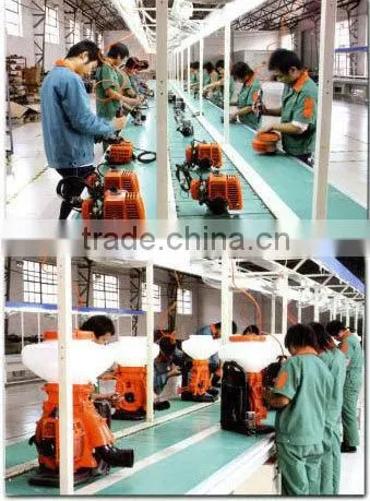 brush cutter harness with bearing