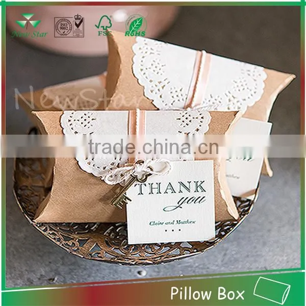 pillow box for gift packaging