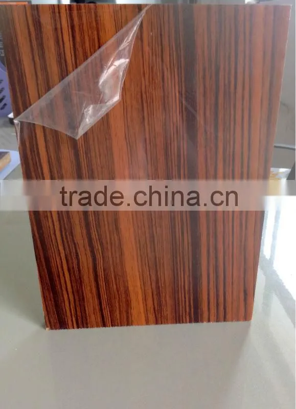 High polymer composite board --uv coated pvc mdf wooden board