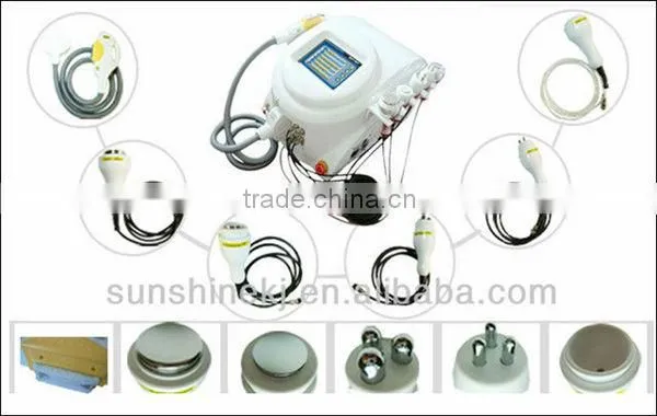 Hottest sale 6 IN 1 ipl laser hair removel machine for sale with Cavitation RF (CE,ISO,LOW PRICE)