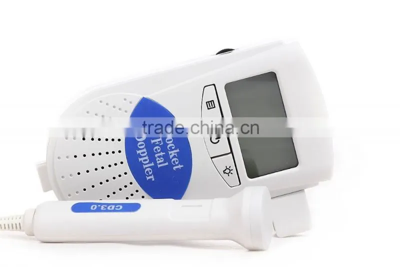 Fetal Heart Rate Monitor Type Pocket Portable Pregnant Low Price Color Ultrasonic Diagnostic Baby Heart beat Fetal Doppler