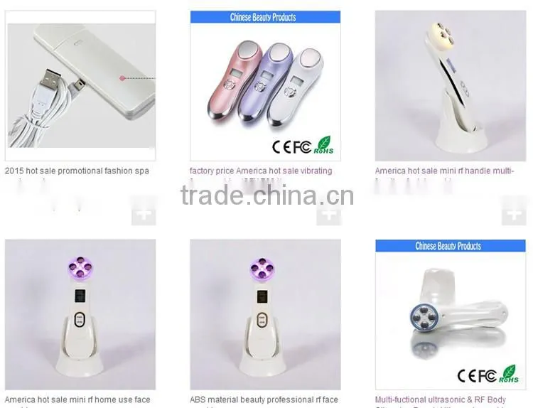 Rechargeable Ultrasonic Electric Facial Brush For Exfoliati with factory price