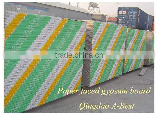 Colored gypsum board