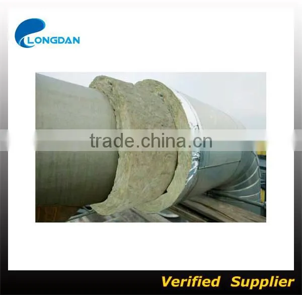 High Quality Cheaper Thermal Insulation Fire-proof Rock Wool Roll Oven with Glass Tissue Cloth