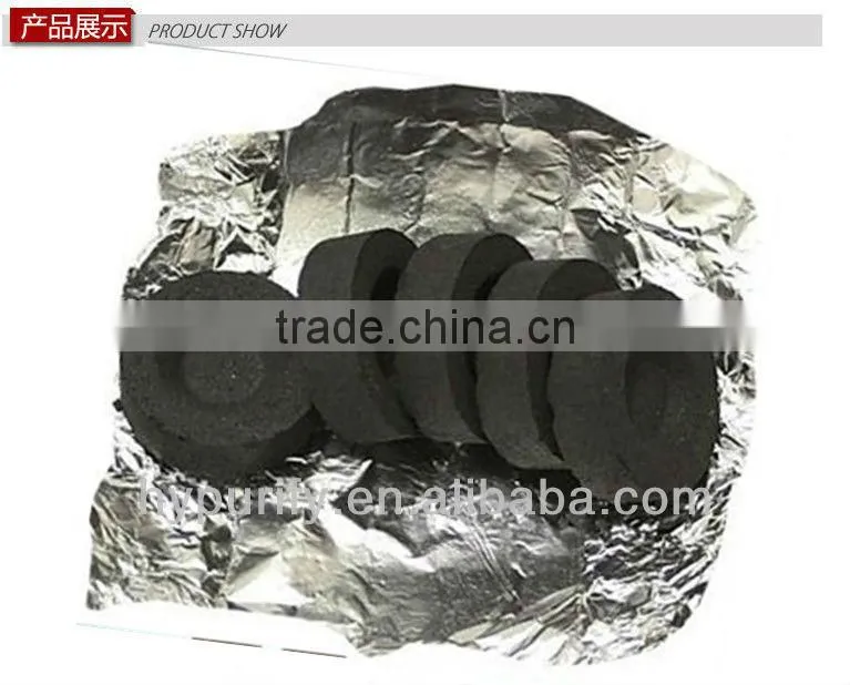 Shisha charcoal/100% Pure naturral high quality fine wood powder made hookah charcoal