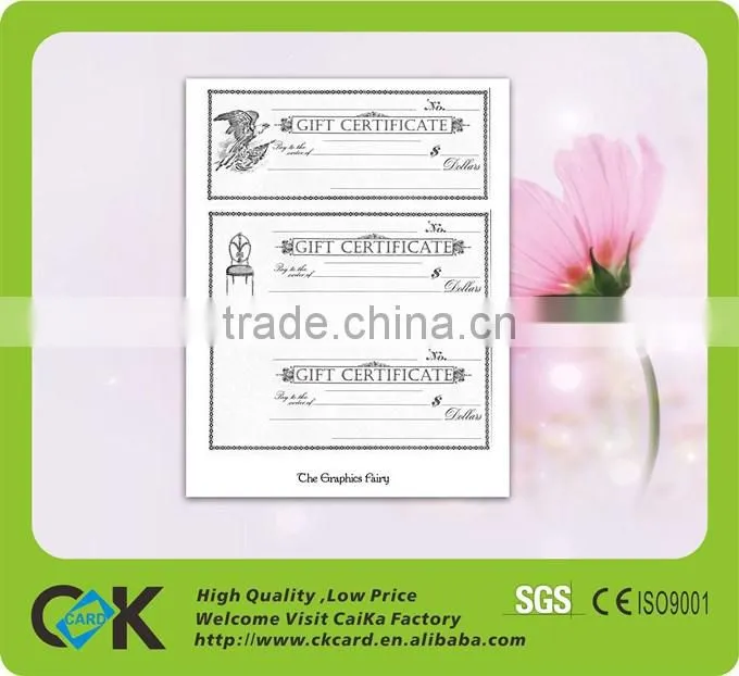 a4 size 3D luxury christmas card printing 300g art paper