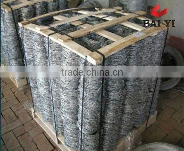 Double Twist 14 Gauge Galvanized Barbed Wire
