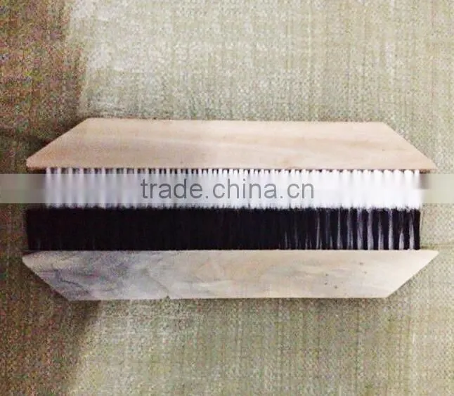 OEM differnet rows industrial wood handle brush +8618637188608