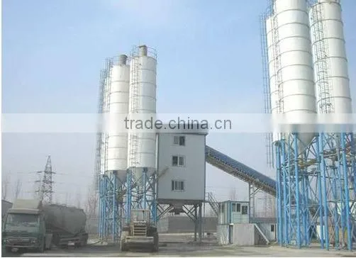 silos for storing the cement