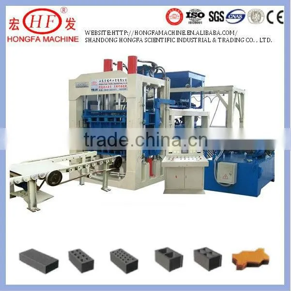 Building block maker construction hollow brick making equipments supplier