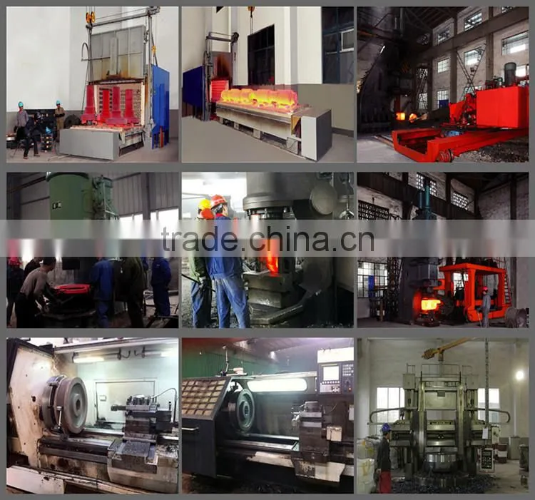 Forged wheel crane trolley wheels gantry crane wheels