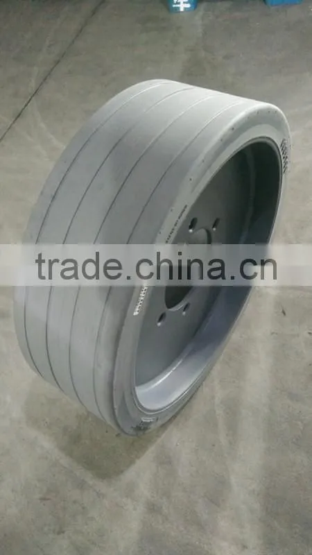 23.6x7.5 600x190 solid tyres for haulotte ha12cj electric articulating booms