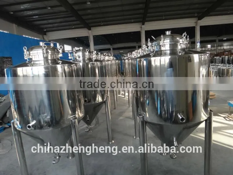 Stainless steel bright beer tank with insulation