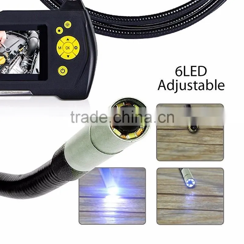 8.2mm Digital Waterproof Handheld Endoscope Digital Inspection Camera System 2.7 inch Screen Monitor and 1 Meter Cable