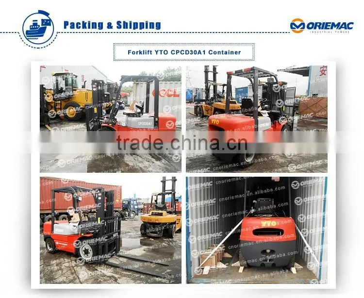 2.5ton Diesel Forklift LONKING LG25 with forklift truck