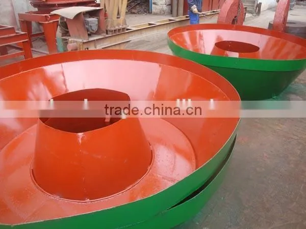 HUAHONG 1600 Gold Wet Pan Mill Grinding/Wheel mill for gold of the newest type and best price