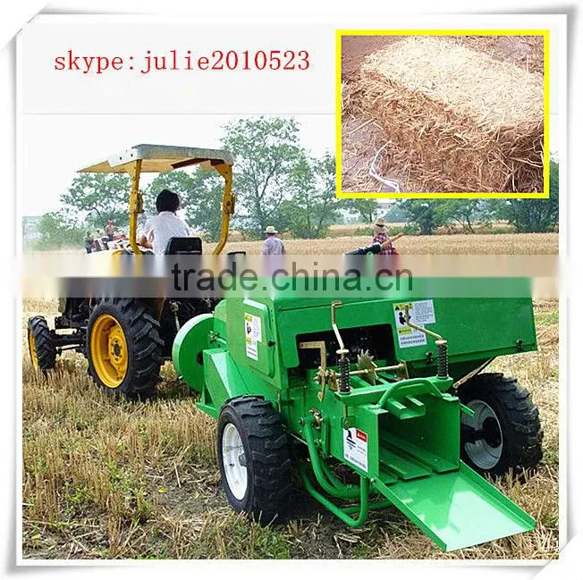 Square hay baler in small size with light structure