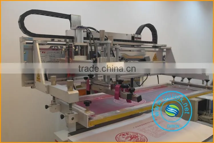 Screen printing machine for ceramic tiles