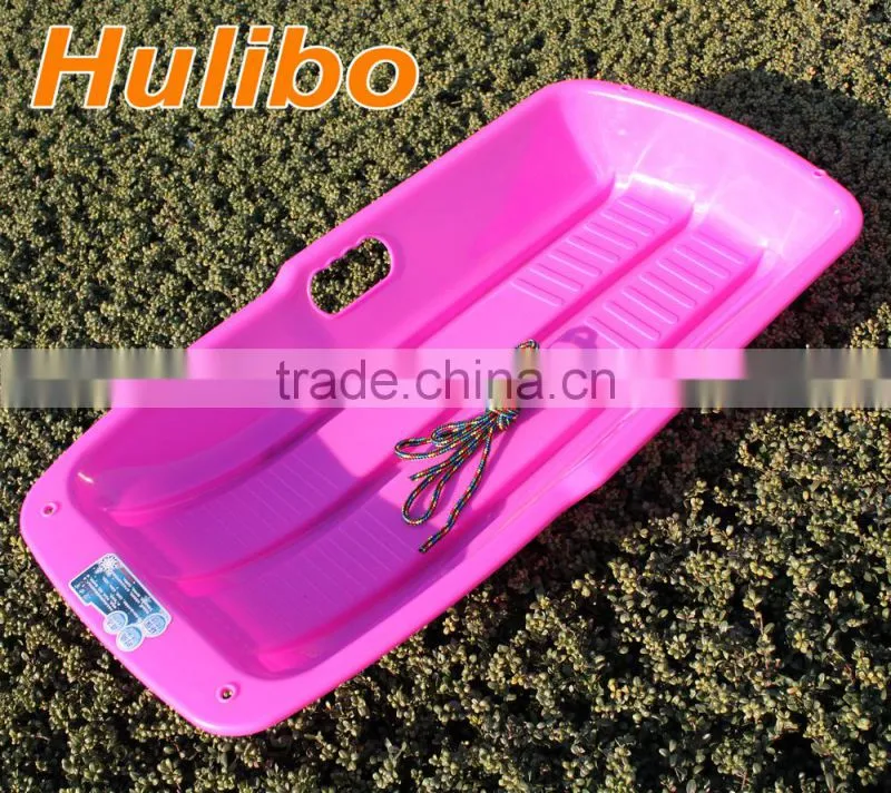Hulibo Brand Ski Snow sled Plastic snowsledge for Adults and Kids