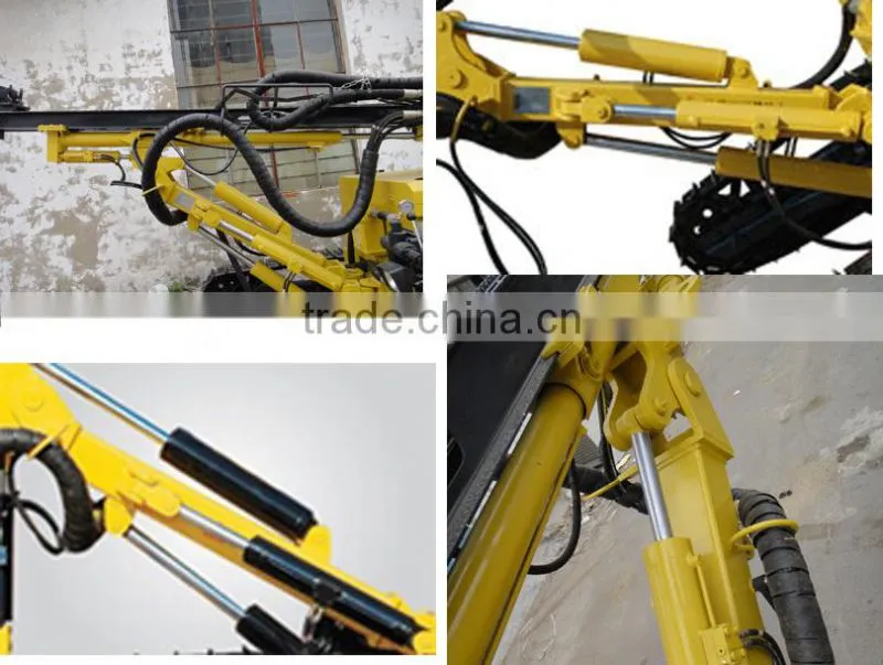 High performance crawler rock drilling machine