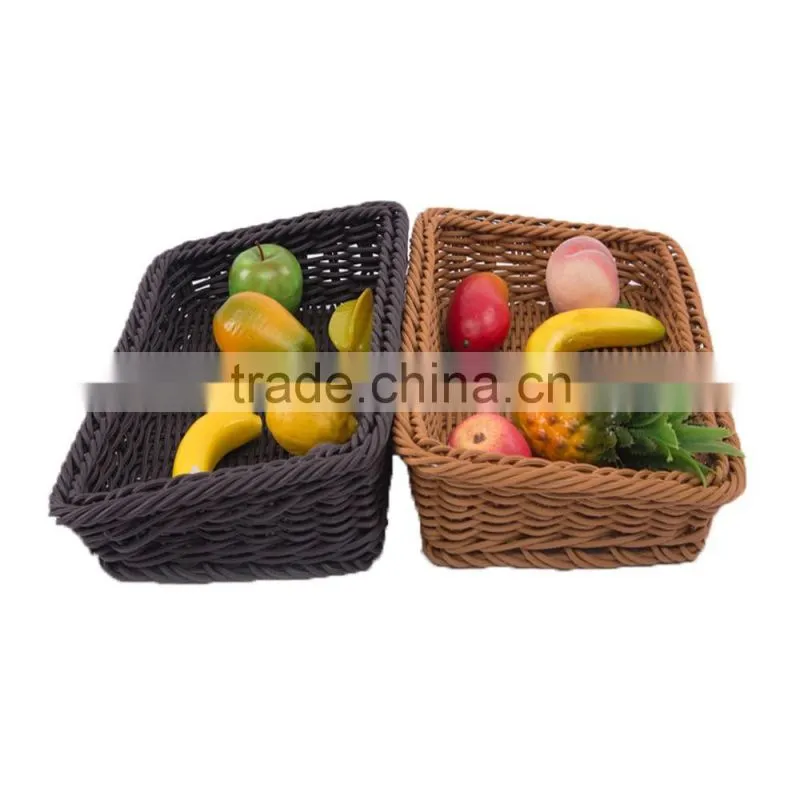 S&D hot sale supermarket plastic bread basket