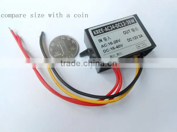 AC-DC power converter 24V switch 12V AC power supply module buck AC to 12V DC 24V 3A