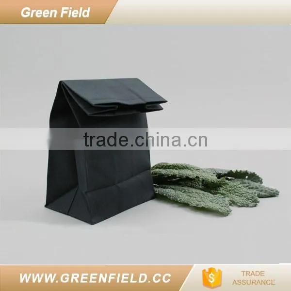 bulk buying food storage box black lunch bag washable kraft paper