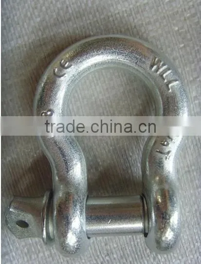 Carbon steel screw pin u.s.dee shackle