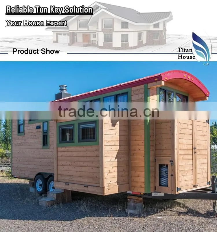 Portable Building House on Trailer with WPC
