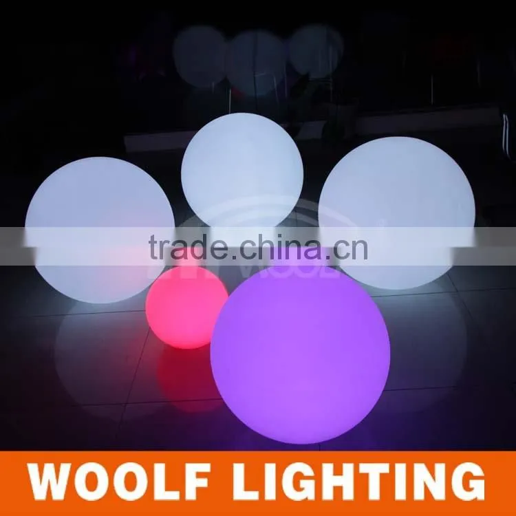 Plastic Case Dia 40cm Color LED Illuminated Sphere