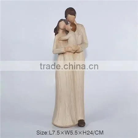 Resin little girl figurine