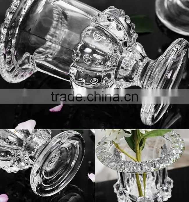 Wedding Centerpiece flower arranging accessories clear glass flower vase