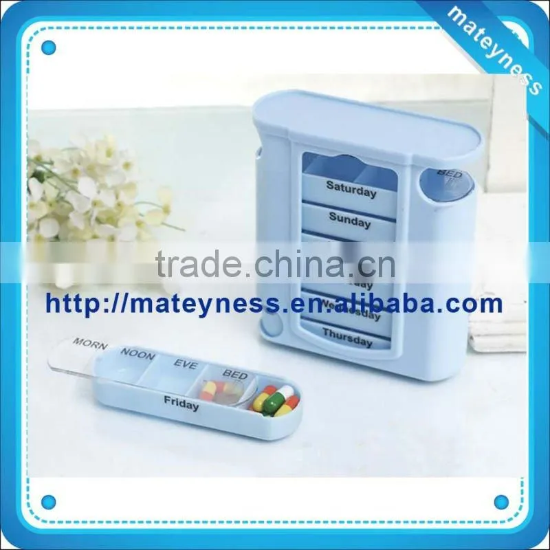 2012 HOT SELLING Weekly Pill Box with Spring