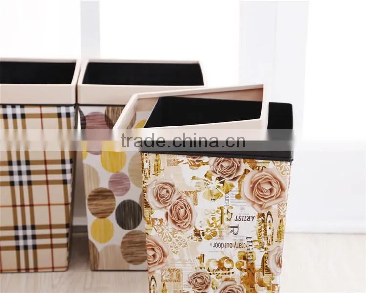Plastic Big Rectangle Cheap Mini Trash Can Dustbin 14L