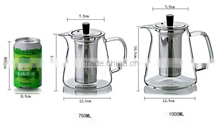 glass tea pot with tea strainer pots with strainer lids glass infusion tea pots