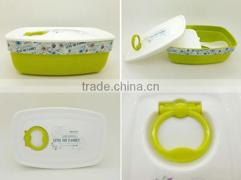 China style easy open plastic container