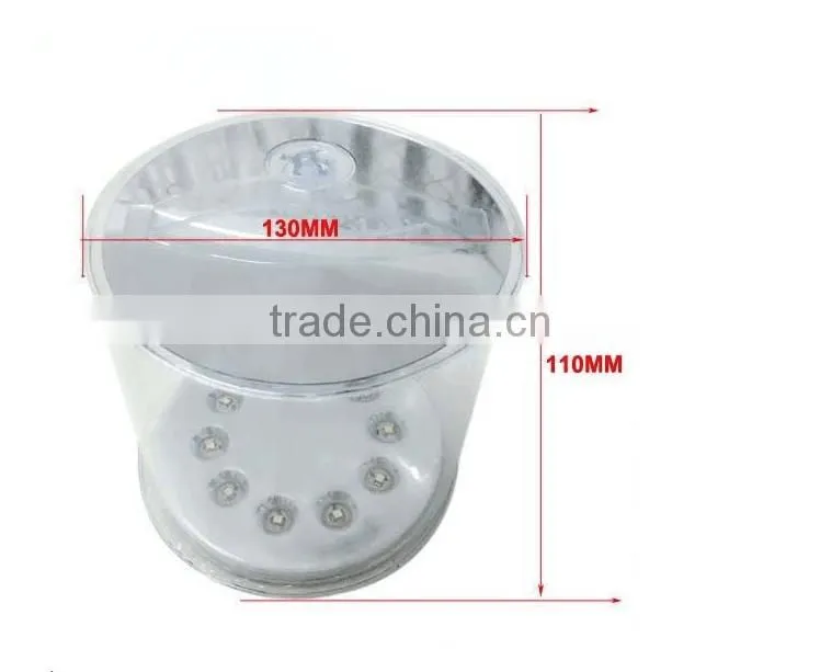 Factory Direct Sale Foldable Solar Inflatable Camping LED Lamp Outdoor Waterproof Portable Camping Colorful Night Light