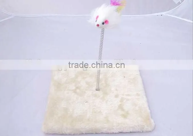 cat interactive moving spring mouse mice kitten training scratch pet toy