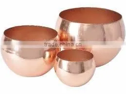 hammered unique metal bowl