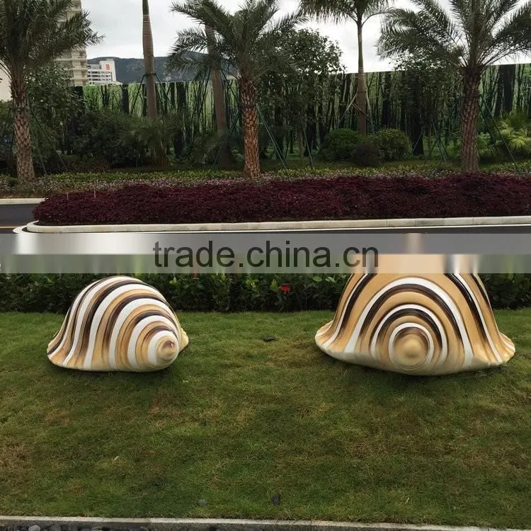 Fiberglass conch sculpture