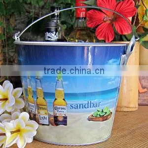 5 quart bucket with tin material