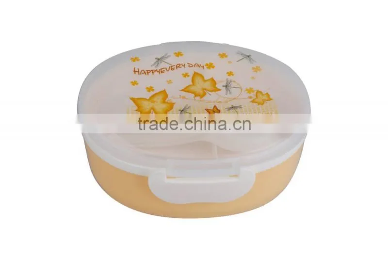 New Design Plastic Double Deck Lunch Box