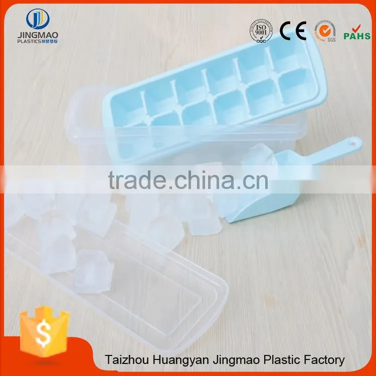 OEM Logo 12 Plastic Ice Cube Tray With Scoop