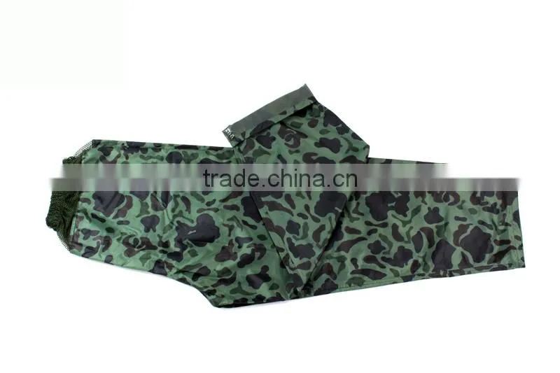 190T 210T 145x110cm military green rain coat poncho with Logo