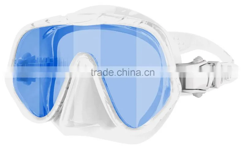 Wide range facial profile mirror coating diving goggles(MM-1002)