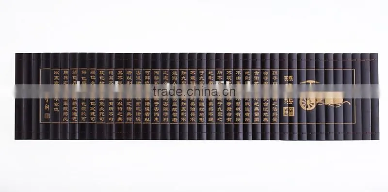 The Art of War-bamboo carving slips