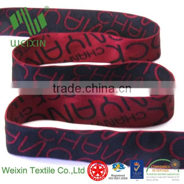 Eco-Friendly Garment Panty Waistband Jacquard Elastic