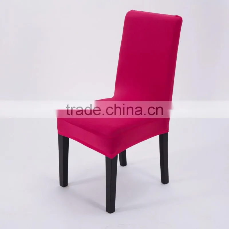 Free Shipping Dinning Home Chair Cover Wedding Solid Colors Spandex Dining Chair Covers For Wedding Party Chair Decoration