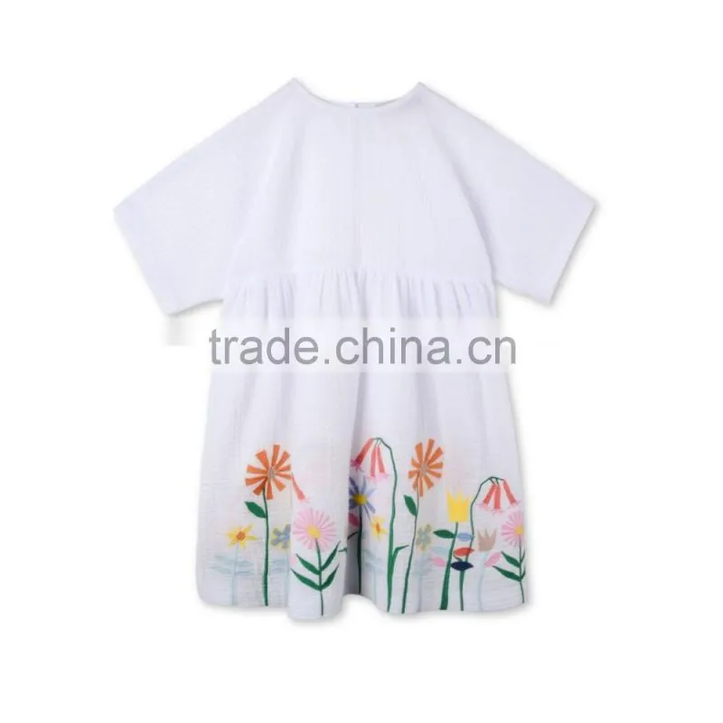 Boho Chic Tye Dye Fall Kids Cotton Frocks Dress Design Boutique Girl Clothing Children Frock Model HSd5036