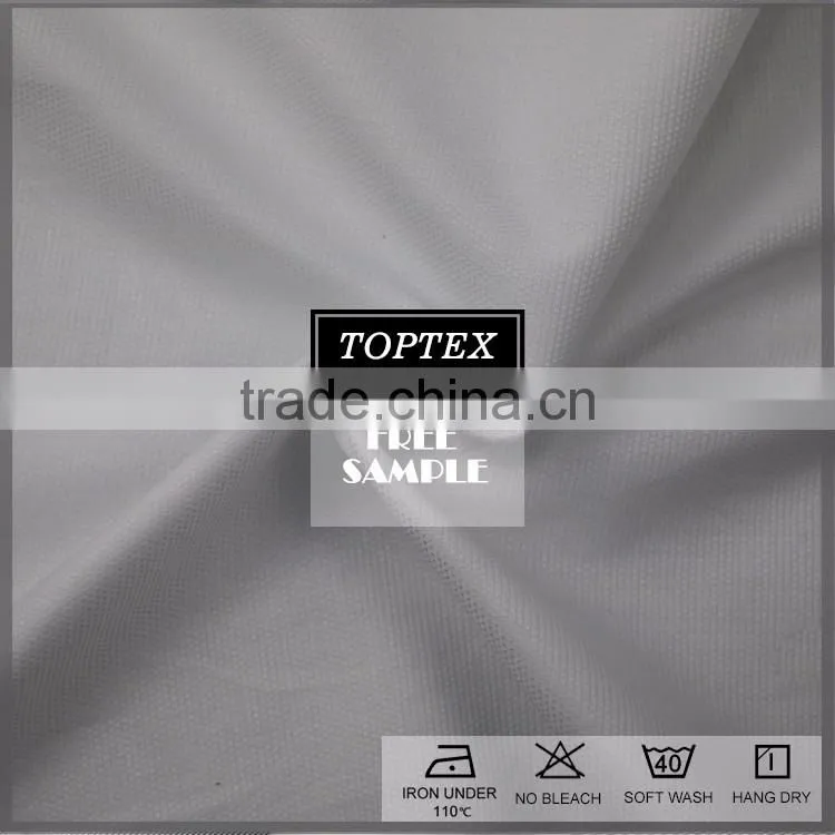 New design European style cotton oxford bleached white mercerized fabric